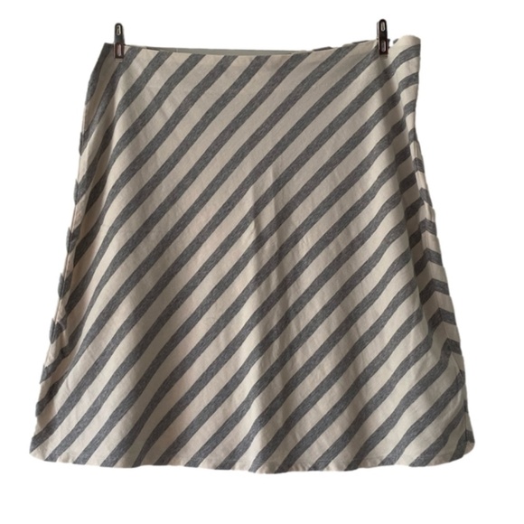 Ladies Grey and white MEC organic cotton and spandex skirt size L/G - Picture 1 of 8